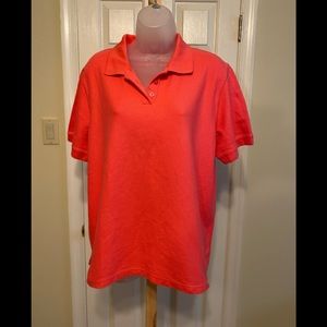 Croft & Borrow - Woman’s deep pink color polo shirt, Size: XL